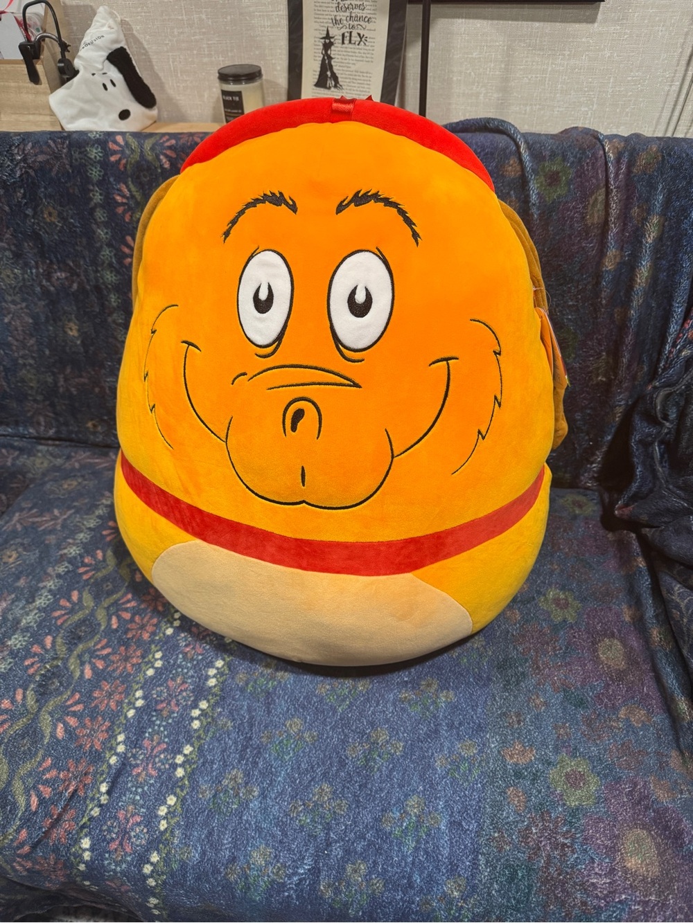 Squishmallows max the dog Plush Character from the grinch